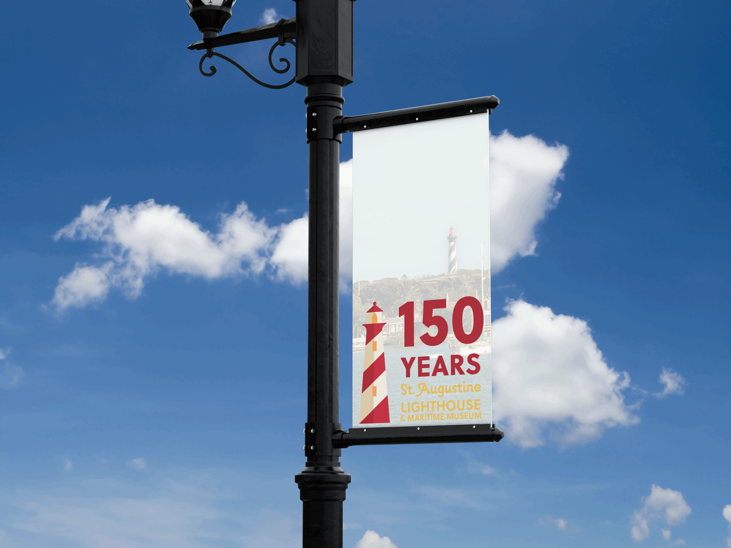 01. Sign Pole Mockup